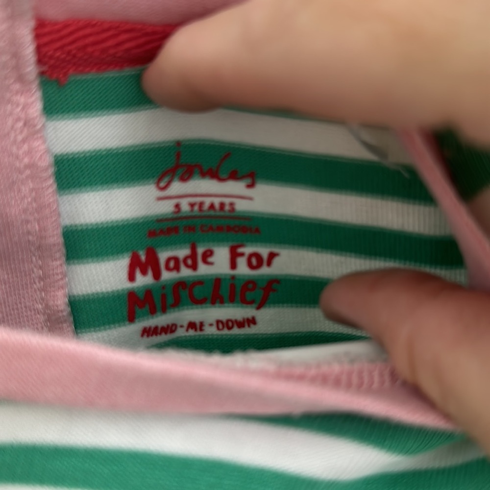 Joules Kids Bunny Dress - Picture 5 of 6